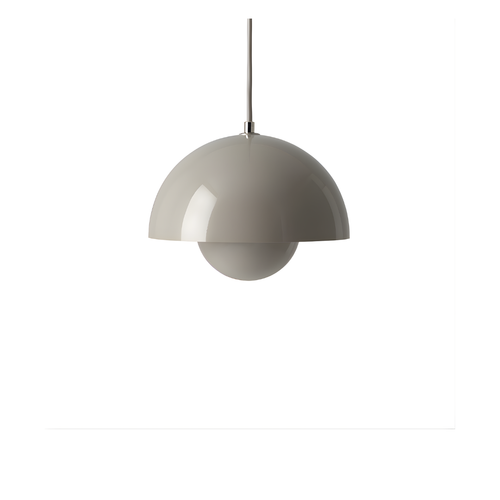 Jasnoszary GlowHemera | Lampa sufitowa – Harmonijne światło do współczesnych wnętrz Jasnoszary Lumiera