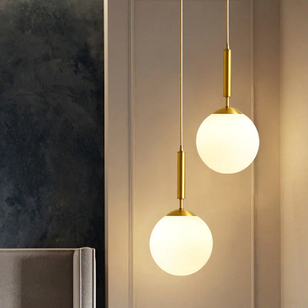 GoldenLoom | Lampa wisząca – Elegancki design z ciepłym blaskiem Lumiera