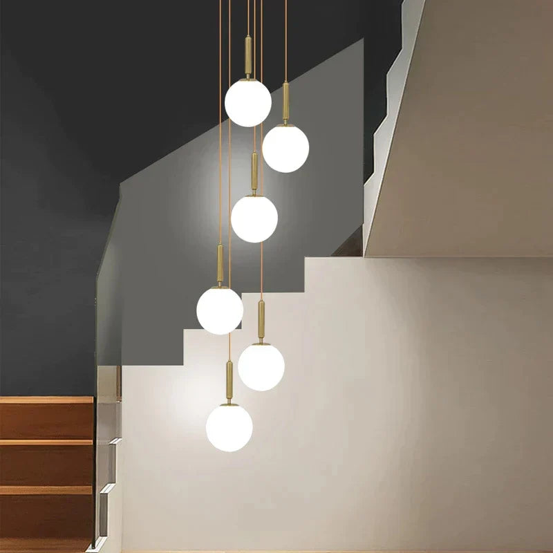 25 cm GoldenLoom | Lampa wisząca – Elegancki design z ciepłym blaskiem 25 cm Lumiera