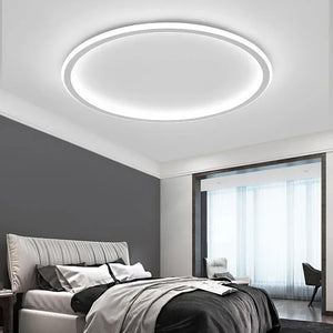 Białe HaloSphere | Lampa sufitowa – równomierne oświetlenie dla spokojnej atmosfery Białe Lumiera