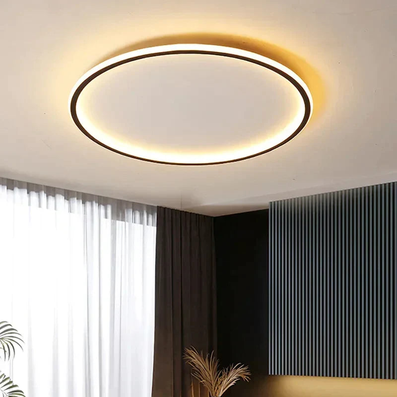 Czarny HaloSphere | Lampa sufitowa – równomierne oświetlenie dla spokojnej atmosfery Czarny Lumiera
