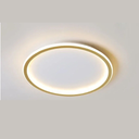 Złota HaloSphere | Lampa sufitowa – równomierne oświetlenie dla spokojnej atmosfery Złota Lumiera