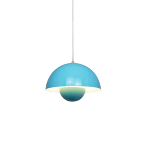 Niebieski LightBowl | Lampa wisząca – dekoracyjny akcent w stylu nordyckim Niebieski Lumiera