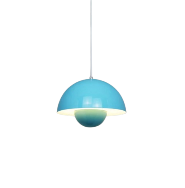 Niebieski LightBowl | Lampa wisząca – dekoracyjny akcent w stylu nordyckim Niebieski Lumiera