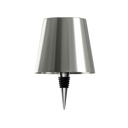 Srebro LumeFlask | Lampa butelkowa – subtelne światło do nowoczesnych wnętrz Srebro Lumiera