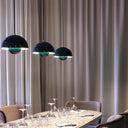 Zielony LumiDome | Lampa sufitowa – Półkulisty skandynawski design Zielony Lumiera