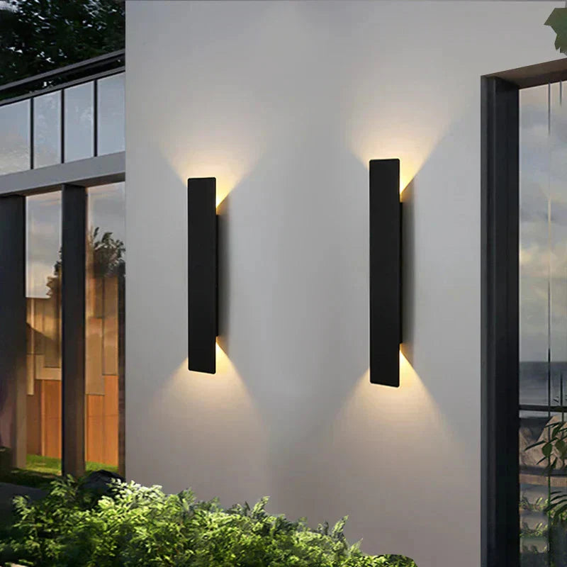 Czarny MetalRay | Lampa Zewnętrzna – Trwała lampa z ochroną IP65 Czarny Lumiera