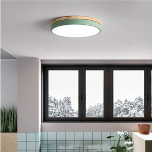 NordiLux | Lampa Sufitowa – Lampa z drewna i metalu w stylu skandynawskim Lumiera