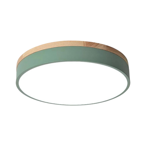 30cm NordiLux | Lampa Sufitowa – Lampa z drewna i metalu w stylu skandynawskim 30cm Lumiera