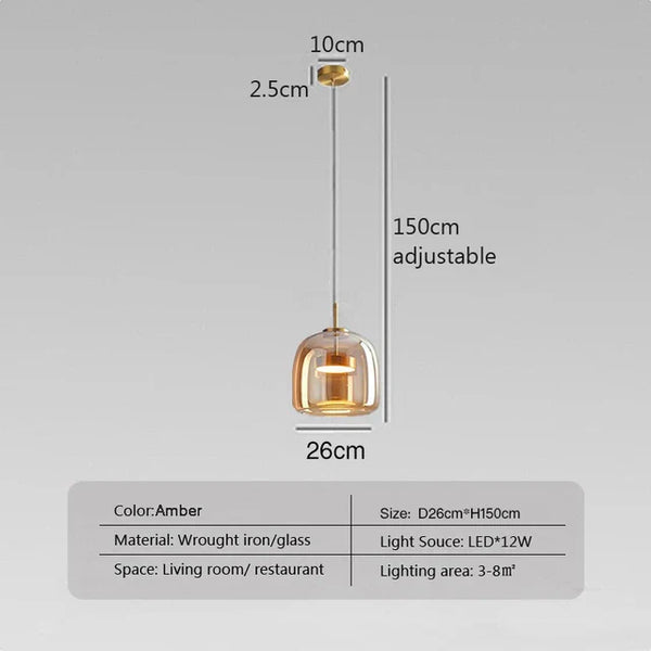 OrbitLuxe | Lampa wisząca – Wyrafinowane oświetlenie LED dla domu Lumiera