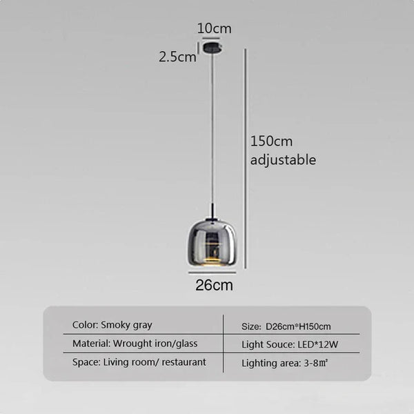 OrbitLuxe | Lampa wisząca – Wyrafinowane oświetlenie LED dla domu Lumiera