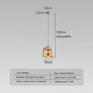 OrbitLuxe | Lampa wisząca – Wyrafinowane oświetlenie LED dla domu Lumiera