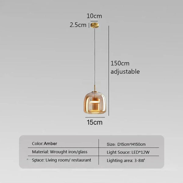 OrbitLuxe | Lampa wisząca – Wyrafinowane oświetlenie LED dla domu Lumiera