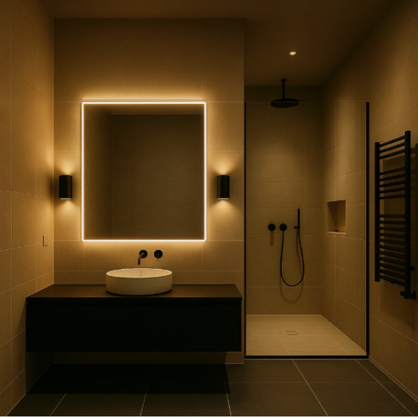 PlugGlow | Lampa ścienna – Miękkie światło z czujnikiem dzienno-nocnym Lumiera