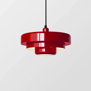 Czerwony RetroLume | Lampa wisząca – klasyczny klimat do stylowych przestrzeni Czerwony Lumiera
