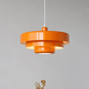 Pomarańczowy RetroLume | Lampa wisząca – klasyczny klimat do stylowych przestrzeni Pomarańczowy Lumiera