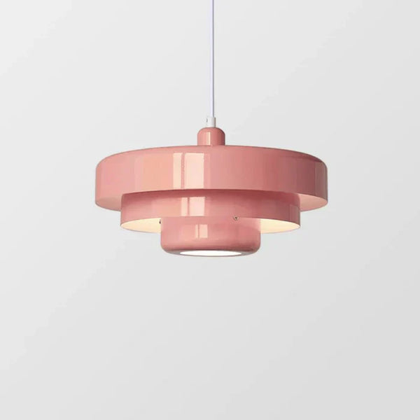 Różowy RetroLume | Lampa wisząca – klasyczny klimat do stylowych przestrzeni Różowy Lumiera