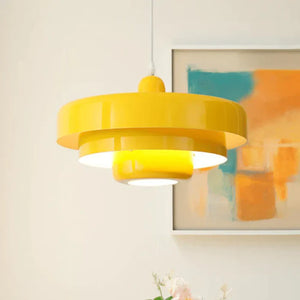 Żółty RetroLume | Lampa wisząca – klasyczny klimat do stylowych przestrzeni Żółty Lumiera