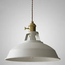 Biały RustLume | Lampa wisząca – eleganckie oświetlenie w klimacie vintage Biały Lumiera