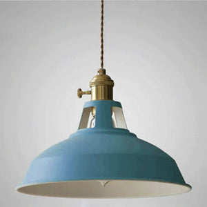 Niebieski RustLume | Lampa wisząca – eleganckie oświetlenie w klimacie vintage Niebieski Lumiera