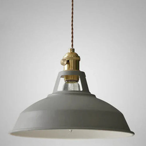 Szary RustLume | Lampa wisząca – eleganckie oświetlenie w klimacie vintage Szary Lumiera