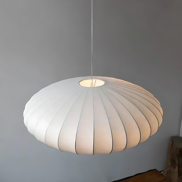 SilkAura | Lampa Sufitowa – Élégance Japandi en lumière douce Lumiera