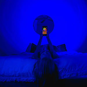 SunsetAura | Lampa projekcyjna LED – Efekt zachodu słońca z pilotem Lumiera