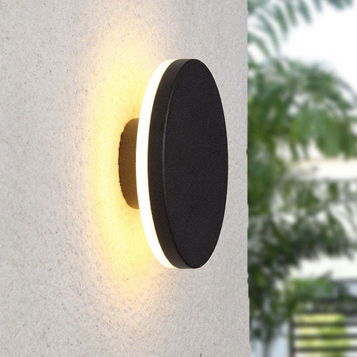 Cercle: Średnica 18cm VectaLux | Kinkiet Ścienny – Minimalistyczny kinkiet z ochroną IP65 Cercle: Średnica 18cm Lumiera
