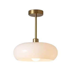 VeluGlass | Lampa sufitowa – Ciepłe bursztynowe światło do wnętrz Lumiera