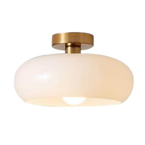 VeluGlass | Lampa sufitowa – Ciepłe bursztynowe światło do wnętrz Lumiera