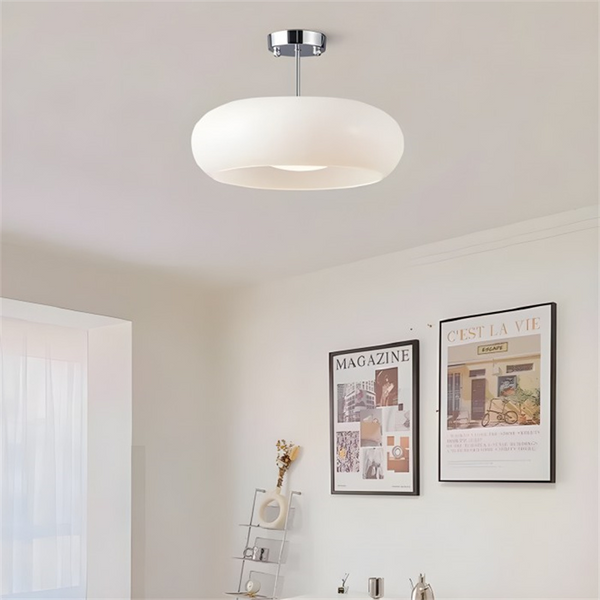 VeluGlass | Lampa sufitowa – Ciepłe bursztynowe światło do wnętrz Lumiera
