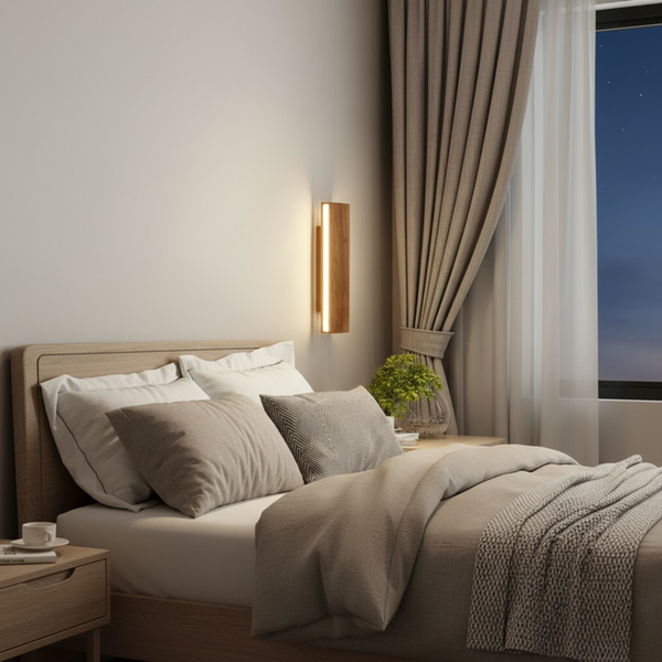 WoodLume | Lampa ścienna – Naturalne oświetlenie o ciepłym charakterze Lumiera