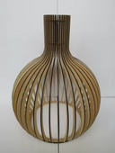 Kolor drewna na zewnątrz - Czarny wewnątrz WoodNexa | Lampa Wisząca – Elegancki Naturalny Design Kolor drewna na zewnątrz - Czarny wewnątrz Lumiera